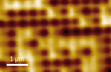High Resolution MFM on Bit Patterned Media Co Pd at 10K cryogenic atomic force microscope attoAFM for MFM